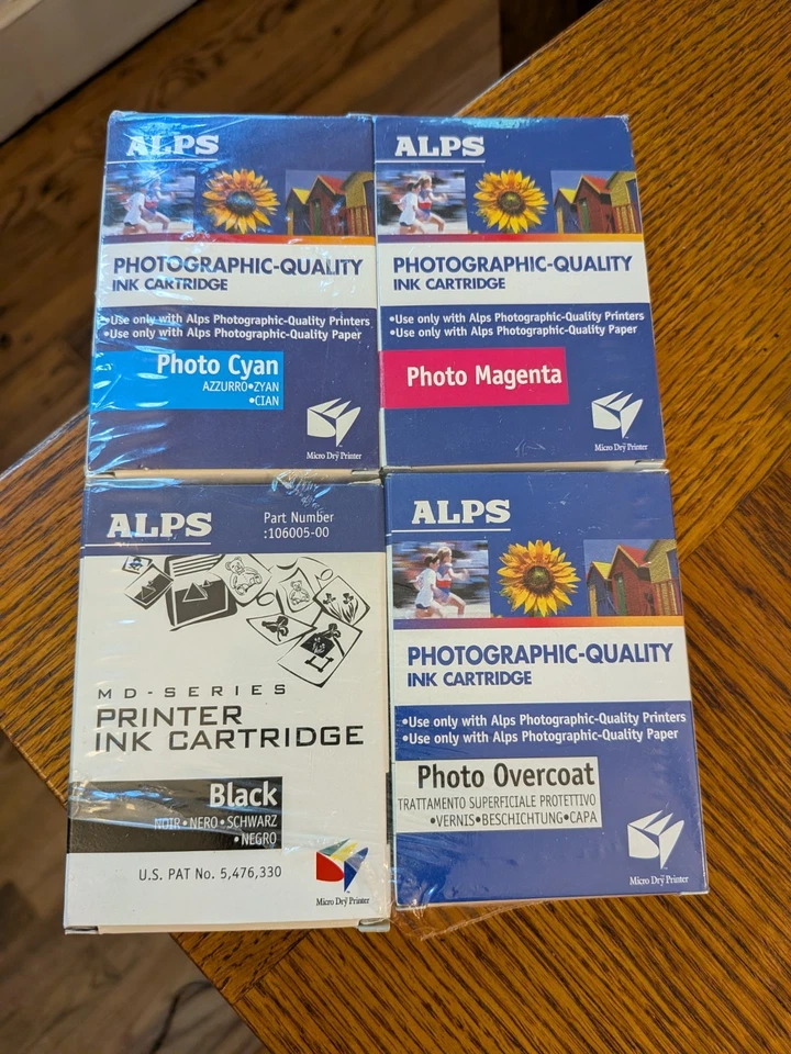 Alps MD Printer Ink Cartridge - Dye-Sub Photo 4 Pack PC, PM, Blk, PO 106059-00 - Image 1 of 1