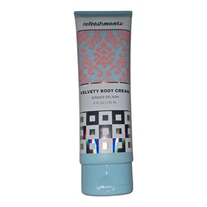 Refrescos: Crema corporal aterciopelada salpicaduras de jengibre 8floz/235 ml. Nourishe Vegano. Nuevo - Imagen 1 de 2