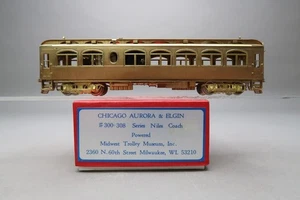HO Messingmodell - Midwest Trolley Museum MTM CA&E Chicago Aurora & Elgin Niles - Bild 1 von 20