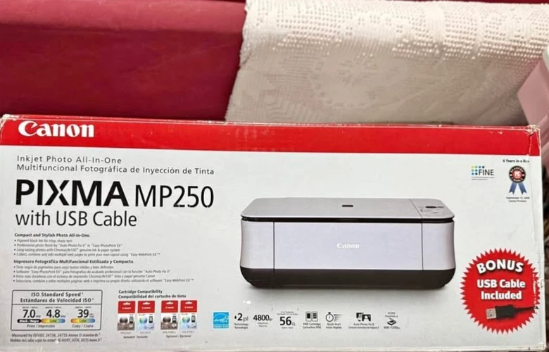 Canon PIXMA MP250 All-In-One Inkjet Printer - BRAND NEW - Image 1 of 1