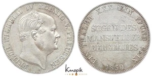 Brandeburgo-Prusia, Federico Guillermo IV, explotador 1859 A, Jaeger 85, f.vz - Imagen 1 de 1