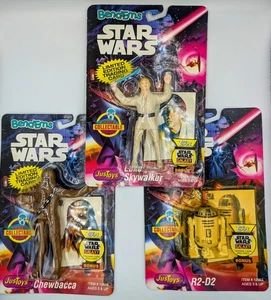 Just Toys Star Wars Bend-Ems 3 Stück SKYWALKER\R2D2\CHEWBACCA - Bild 1 von 7