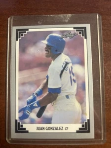 1991 Leaf - Juan González #119 - Picture 1 of 2