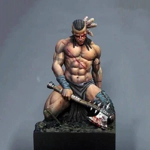 1/24 Resin Model Kit Native American Indian Warrior Unpainted - Picture 1 of 3