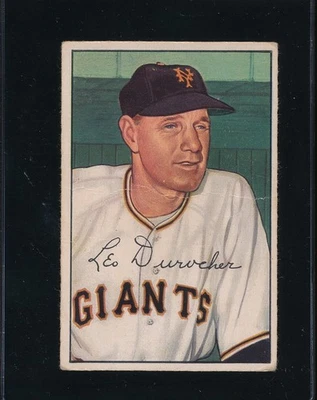 1951 Bowman Leo Durocher #146 - NY Giants - Gd - B701 - Image 1 of 3