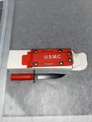Mini cuchillo táctico con funda USMC Foto 1 de 2