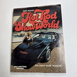 Vintage Hot Rod Show World 24th Ann 1984 Western Addition KNIGHT RIDER TRANS AM - Picture 1 of 5