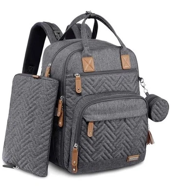 Iniuniu Bolsa de Pañales Mochila 4 en 1 Kit Grande Unisex Bebé Niños Niñas Foto 1 de 4