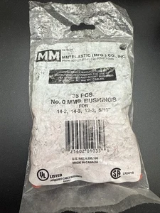 MM Bushings For Trade Size 14-4, 12-3, 6-1, 4-1, 3/8 in Mixed, 81 Pcs, USA - Picture 1 of 2