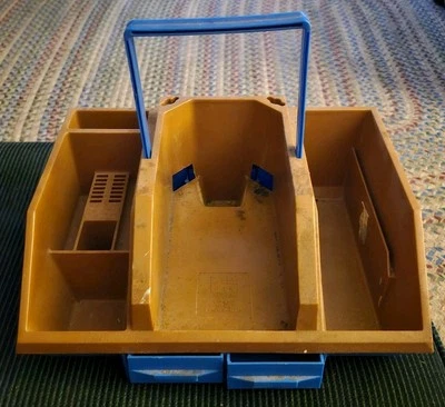 Vintage AKRO-MILS Saw-Mate Sand-Mate Tool Caddy Storage w/ 2 Drawer & Handle - Image 1 of 4