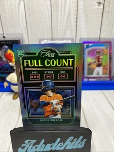 2024 Panini Three & Two Baseball Jacob Wilson FULL COUNT RC /32 - Athletics - Picture 1 of 9