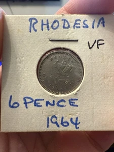 Rhodesia - 1964 - 6 peniques - En muy buen estado - Imagen 1 de 3