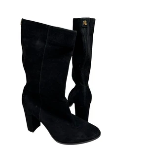 Botas holgadas de gamuza a media pantorrilla Ralph Lauren Artizan II para mujer talla 8 NUEVAS $220 - Imagen 1 de 9