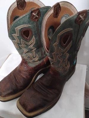 Men's Steel Toe Work Boots, US Size 10, Waterproof, Slip-Resistant - Image 1 of 4