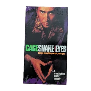 Snake Eyes (VHS, 1999) - Nicholas Cage, Gary Sinise, John Heard - New / Sealed - Imagen 1 de 3