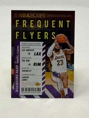 2020-21 Panini NBA Hoops - Frequent Flyers LeBron James #3 Holo - Image 1 of 2