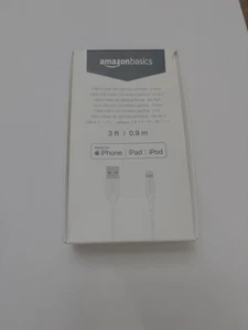 2er-Pack Amazon Basics MFi-zertifiziert USB-A Lightning Ladekabel 3 Fuß weiß  - Bild 1 von 1