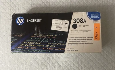 Genuine HP LaserJet Toner Q2670A 308A Black Printer Cartridge 3500 3550 Sealed - Image 1 of 3