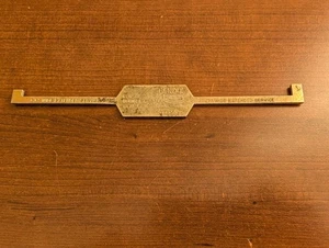 Vintage Penske Vehicle Resale Wear Gauge Bendix - Foto 1 di 6