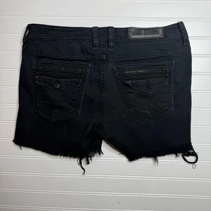Rock Revival Damen Jeans Cut Off Shorts schwarz Größe 32 dunkle Waschung - Bild 1 von 5