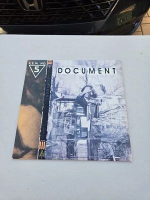 R.E.M. NO. 5 Document Vinyl Record LP REM IRS 42059 1987 Early Press EX+/NM - Image 1 of 4