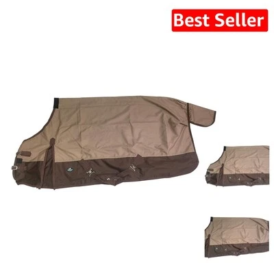 Elegante Manta Caballo 70" Tostado/Marrón - Diseño Ajustable, Impermeable y Transpirable Foto 1 de 4