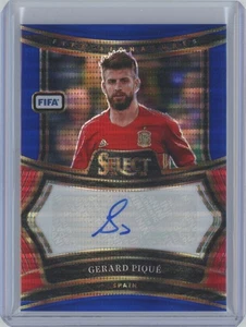 2024-25 Panini Select FIFA Gerard Pique Signatures Blue Pulsar #S-GP Autograph - Picture 1 of 2