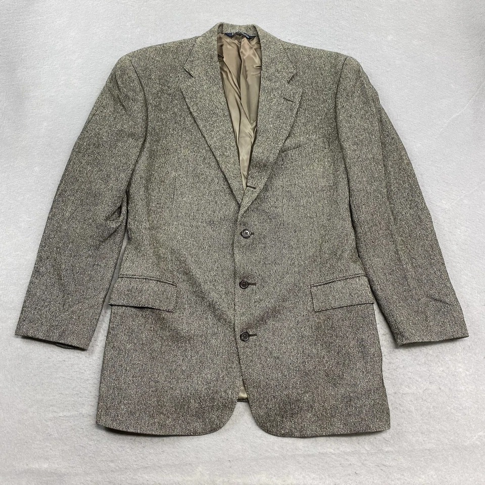 Polo Ralph Lauren Jacket Mens 40L Beige Cashmere Silk Linen Blazer Sport Coat - Image 1 of 4