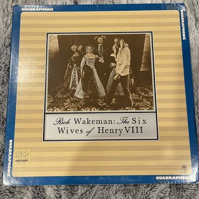 Rick Wakeman “The Six Wives Of Henry VIII” LP/A&M QU-54361 (EX) Quadraphonic - Image 1 of 4