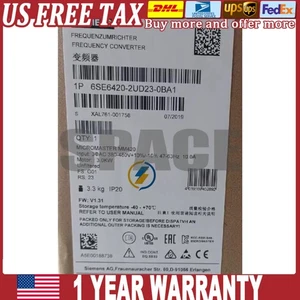 New Siemens 6SE6420-2UD23-0BA1 3KW 380V 6SE6 420-2UD23-0BA1 US FREE TAX - Picture 1 of 2