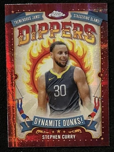 2025 Topps Chrome Steph Curry Dippers Dynamite Dunks SSP Case Hit Warriors   - Bild 1 von 2
