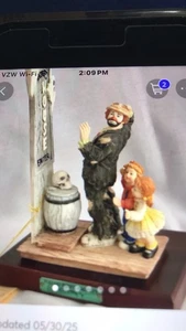 Vintage Porzellan Figur Emmet Kelly Jr Limited Edition signiert - Bild 1 von 3