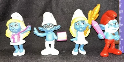 The Smurfs McDonalds Happy Meal Toy 2011 [4 estatuetas] 3" - Imagem 1 de 4