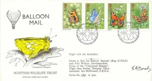GB 1981 cover flown with hot air balloon "BAYUDA" (reg. G-NILE) nr Fort William - Picture 1 of 1