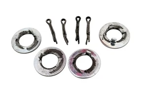 Silver Cross Coach Built Balmoral Wheel Fitting Washer And Split Pins X4 Spares - Picture 1 of 4