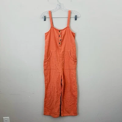 Mono mameluco sin mangas naranja Sonoma Goods For Life para mujer talla XS Foto 1 de 4
