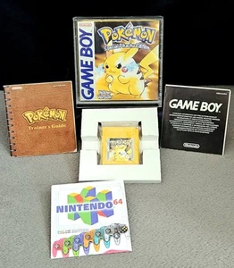 Pokemon Gelbe Version Nintendo Gameboy UK PAL Original Voll Komplett In Box - Bild 1 von 24