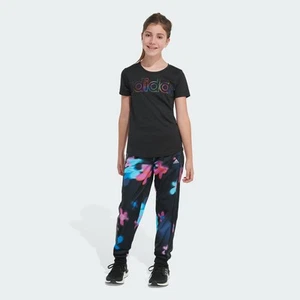 adidas kids Allover Print 3-Stripes Tricot Jogger Pants - Picture 1 of 5