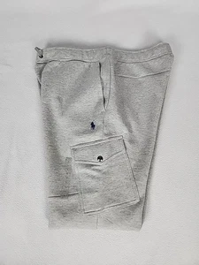 Pantalones deportivos Polo Ralph Lauren Big Pony cónicos doble tejido cargo para hombre L gris $148 - Imagen 1 de 10