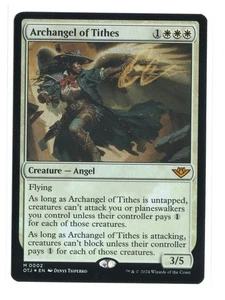 MTG - Archangel of Tithes - Foil - Outlaws of Thunder Junction - Near Mint - Picture 1 of 2