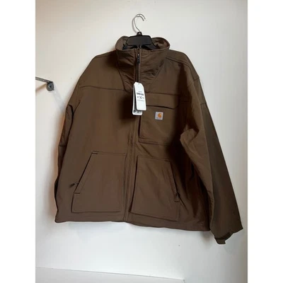 Carhartt Super Dux Lightweight Mock Neck Jacket Mens 2XL Rain Defender  NWT - Image 1 of 4