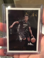 ANDREW WIGGINS 87/99 2015 16 PANINI NOIR BASKETBALL