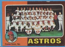 1975 Topps Houston Astros - Preston Gomez Houston Astros #487