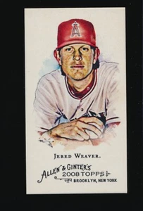 JERED WEAVER ⚾ 2008 Topps Allen & Ginter's Mini A&G Back #234 LA Angels - Picture 1 of 2