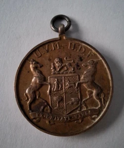 Silver Medal with South African Coat of Arms with UVM - UDI in hallmark silver - Picture 1 of 2