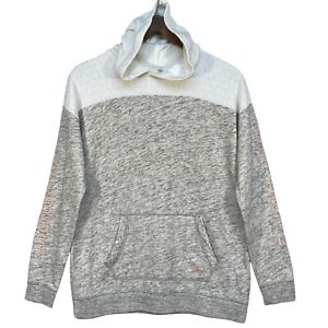 Abercrombie Kids Pull On Hooded Sweater Size 15/16 Gray Heather Kangaroo Pocket