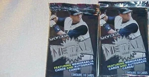 2 (two) - new - 2000 SKYBOX METAL MLB baseball PACK sealed packs major league - Picture 1 of 1