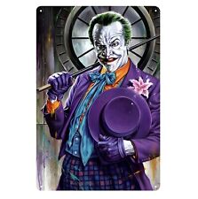Batman & Joker Movie Metal Poster Art 20x30cm Wall Decor Collectable Tin Sign