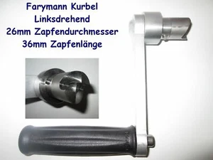 26mm Farymann Kurbel für Dieselmotor Rüttelplatte Amann Bomag Wacker Kurbel - Bild 1 von 1
