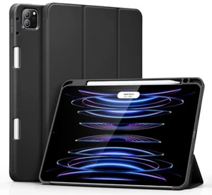 Case with Pencil Holder For iPad Pro 11" (2022/2021),Rebound Series,Black - Picture 1 of 6